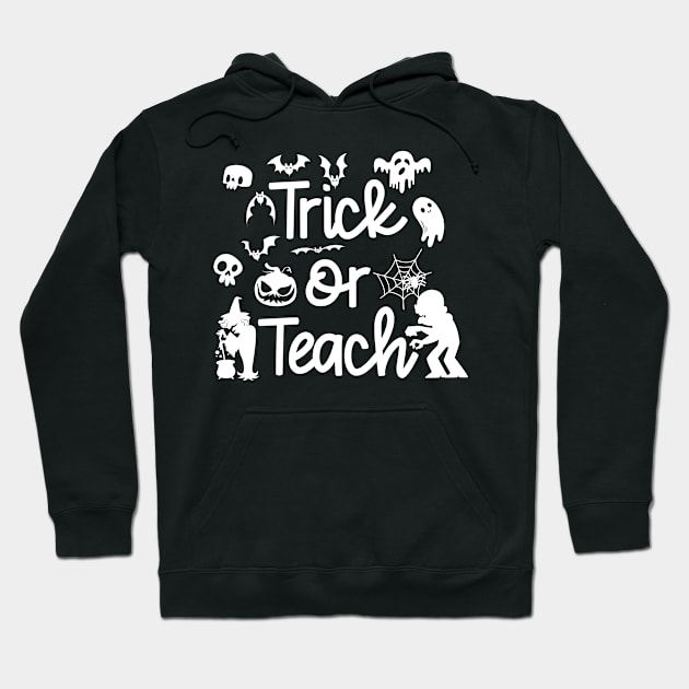 Halloween Teacher Back To School Saying Hoodie by FamiLane